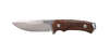 WOOX Rock 62 er en robust, balansert full-tang kniv laget av Uddeholm Sleipner stål, med Mil-Spec svart finish og ergonomisk håndtak i valnøtt.